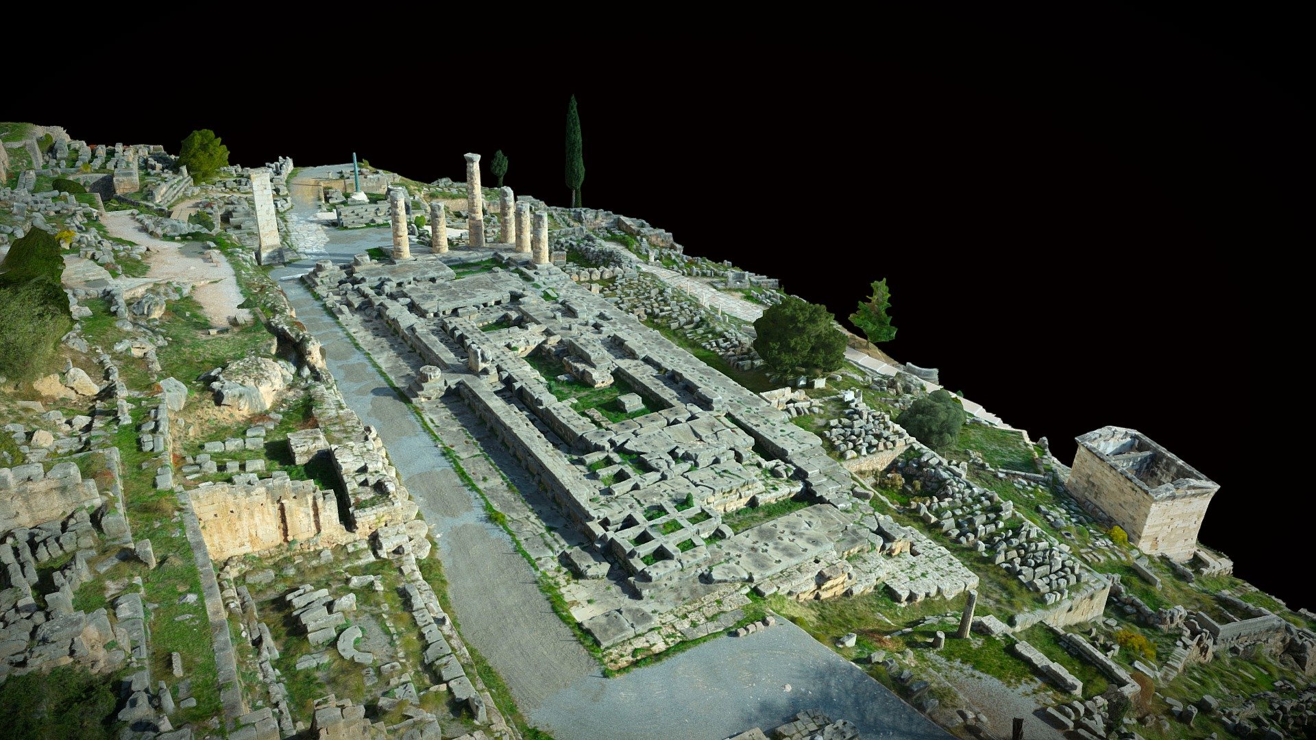 3D model of the Temple of Apollo