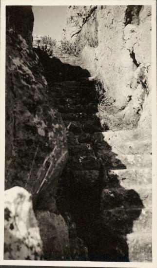 Orchomenos. Stone stairs