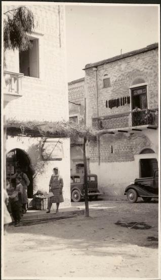 Chios. Village square