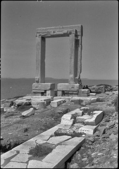 Cyclades, Naxos. Temple door (portara)