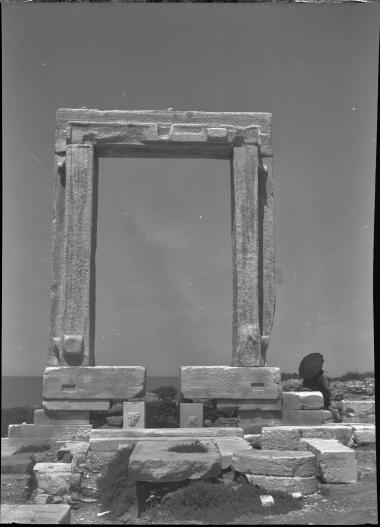 Cyclades, Naxos. Temple door (portara)