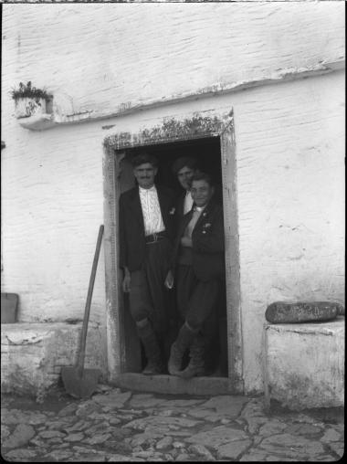 Rhodes, Embonas. Villagers