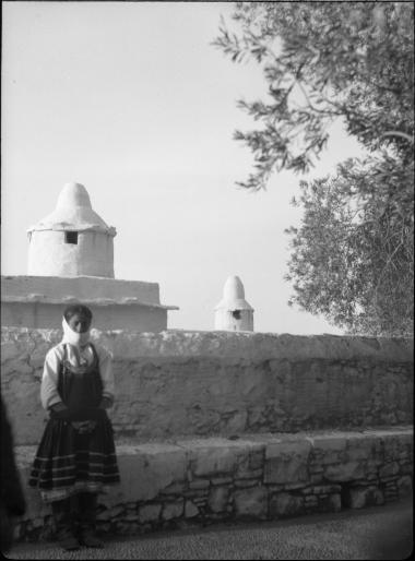 Rhodes, Embonas. Villagers