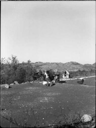 Rhodes, Embonas. Villagers