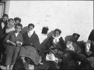 Rhodes, Embonas. Villagers