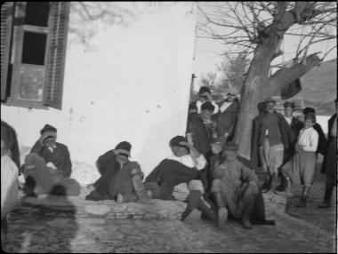 Rhodes, Embonas. Villagers