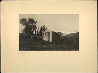 Crete, small church with Mt. Ida in the background