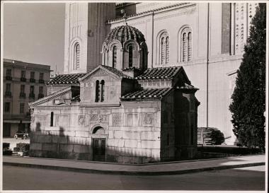 Athens. Church of Saint Elefterios, next to Metropolis.