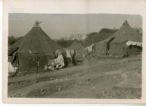 Άη Στράτης, οι σκηνές των εξορίστων