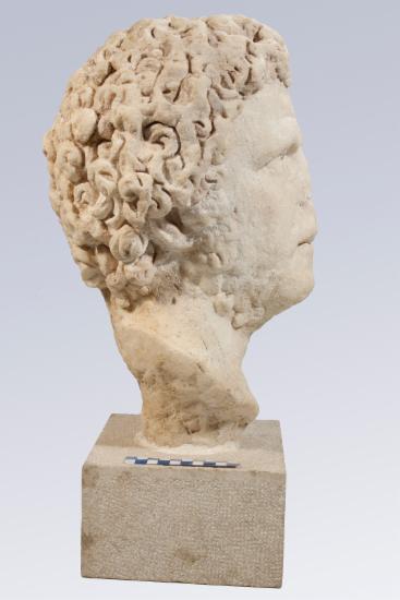 Head of an emperor, possibly of Antoninus Pius