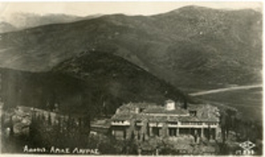 Πανοραμική άποψη του Μοναστηριού της Αγίας Λαύρας πριν τον πόλεμο