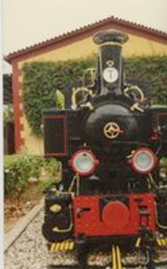 Ατμομηχανή (ΔΚ 8003) τύπου Cail κατασκευάστηκε 1891 διατηρείται στον σταθμό του Διακοπτού.