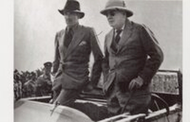 Ο Winston Churchill και ο Anthony Eden