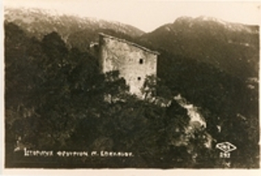 Άποψη του Μοναστηριού του Μεγάλου Σπηλαίου πριν από την καταστροφή