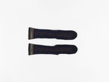 PAIR OF MEN’S KNITTED SOCKS WITH SOLES, PART OF THE TRADITIONAL COSTUME OF EPISKOPI, NAOUSSA