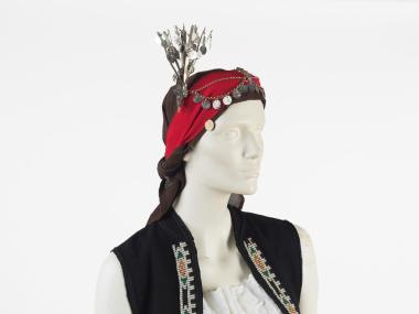 WOMEN’S HEADBAND OF THE TRADITIONAL COSTUME OF DRYMOS