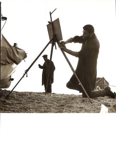 Painting on Aretsou beach