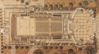 Floor plan of the Thessaloniki Concert Hall (Building M1)