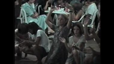 Lemnos Island (Androni Myrina), 1995: Zeibekikos dance at a revelry during the feast of Saint Panteleimon