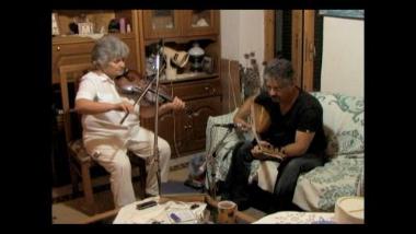 Ikaria Island (Stavlos), 2008: Sosa Plakida playing 