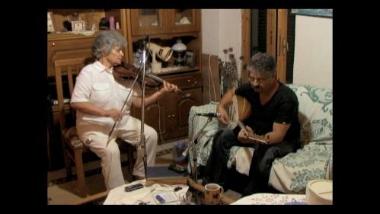 Ikaria Island (Stavlos), 2008: Sosa Plakida playing 