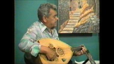 Chios Island, 1997: Fragoulis Stakias playing the oud and singing 