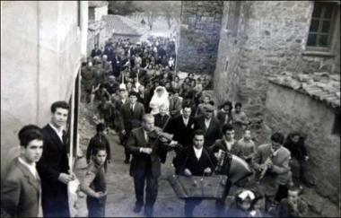 Lemnos Island (Kallithea), 1958: Wedding in a village