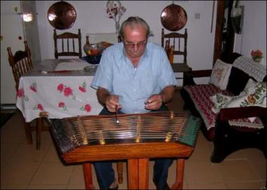 Samos Island (Agioi Theodoroi), 2006: The musician Kostas Mavrikis