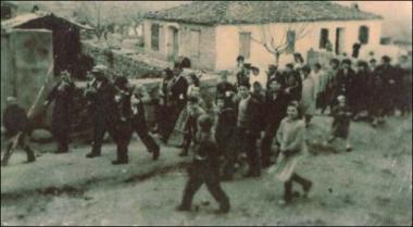 Lemnos Island (Agios Dimitrios), 1957: Musicians in a wedding