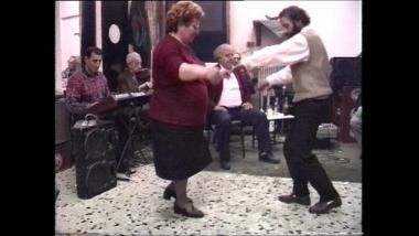 Lesbos Island (Kerameia), 1997: A band playing 