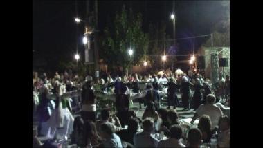 Chios Island (Aghios Georgios Sikousis), 2006: A traditional dance group performing a hasapikos tune