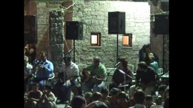 Chios Island (Aghios Georgios Sikousis), 2006: A band performing the song 