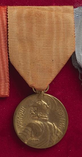 Gold Medal of Honour Milos Obilitz of Balkan Wars WWI. (Serbia) 35mm. (G. Kondylis)