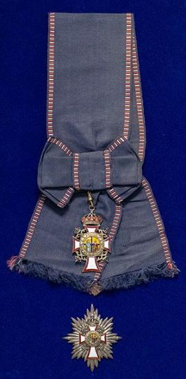 Grand Cross of the Royal Family Order of Saints George and Constantine (Cross and Star)