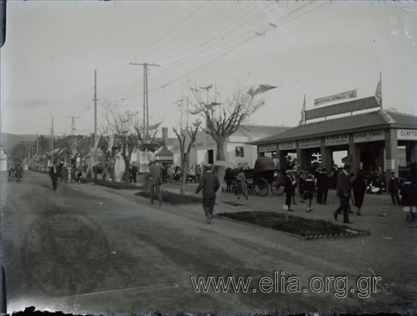 First Thessaloniki International Trade Fair. Stamatopoulos' stand.