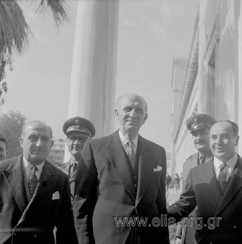 November 8. Georgios Papandreou, President of the new government at the swearing-in ceremony.