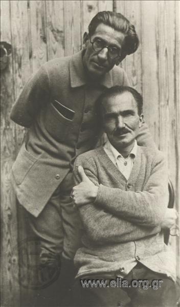 Ο Νίκος Καζαντζάκης και ο Παναΐτ Ιστράτι.