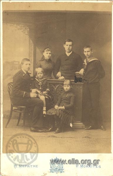 The children of King Georgios  I and Queen Olga.