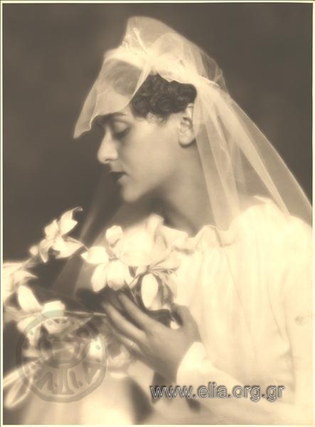 Portrait of a bride.