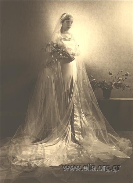 Portrait of a bride.