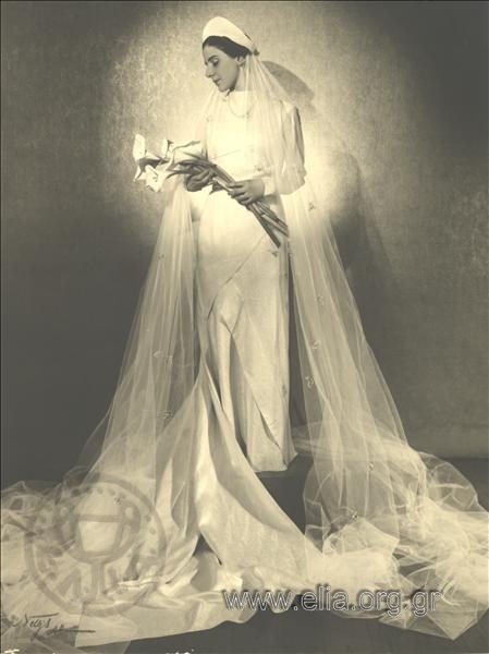 Portrait of a bride.