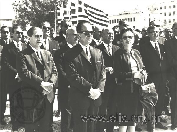 Georgios Papadopoulos attending a ceremony