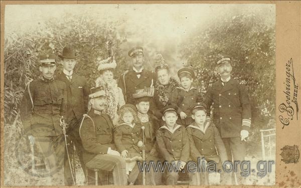 Portrait of the Royal Family of Georgios I.