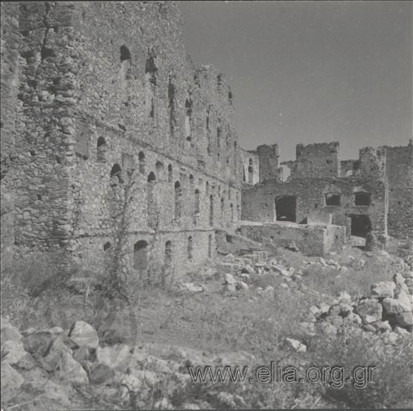 Part of the Palaces of the Rulers of Mystras (Kantakouzinos dynasty - Palaiologos dynasty).