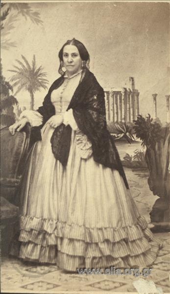 The wife of Ioannis Paparrigopoulou, consul of Russia.