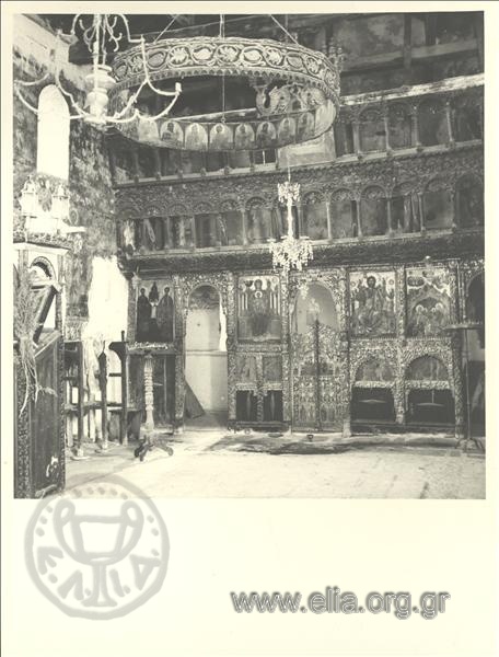 Christos church, Kastro, church interior, iconostasis