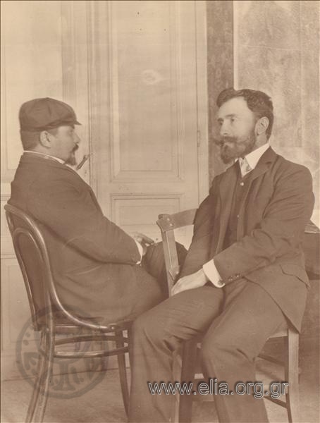 Two men in an office