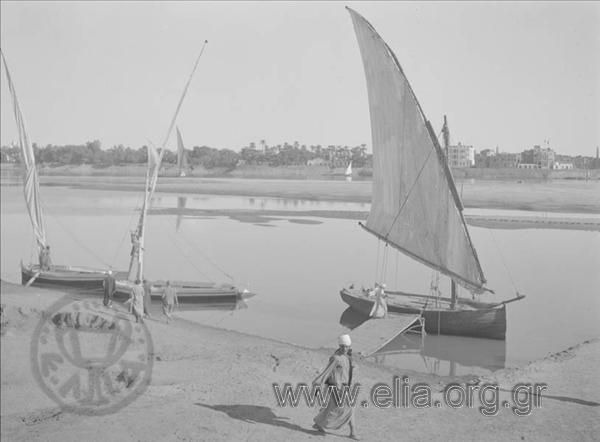 Ασσουάν (Aswan), βάρκες στο Νείλο.