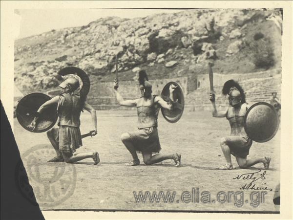 Πυρρίχιος Χορός, Δελφικές Εορτές 1930.