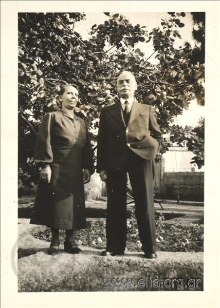 A. Vichos and his wife